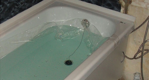 Установкой акрилового вкладыша | Западное Дегунино